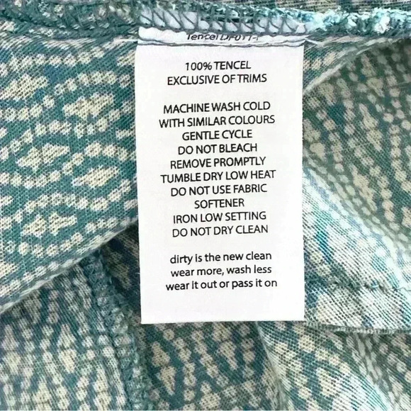 Toad & Co Windsong Strappy Dress in Deepwater Diamond | Teal Blue | SZ M - Picture 9 of 9